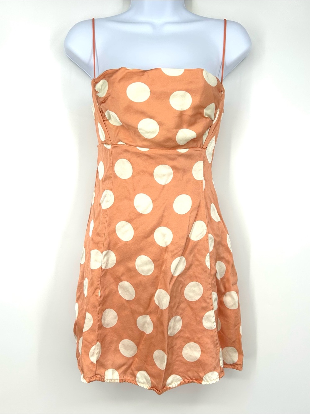 For Love And Lemons Mirabelle Mini Dress Pink Polka Dot